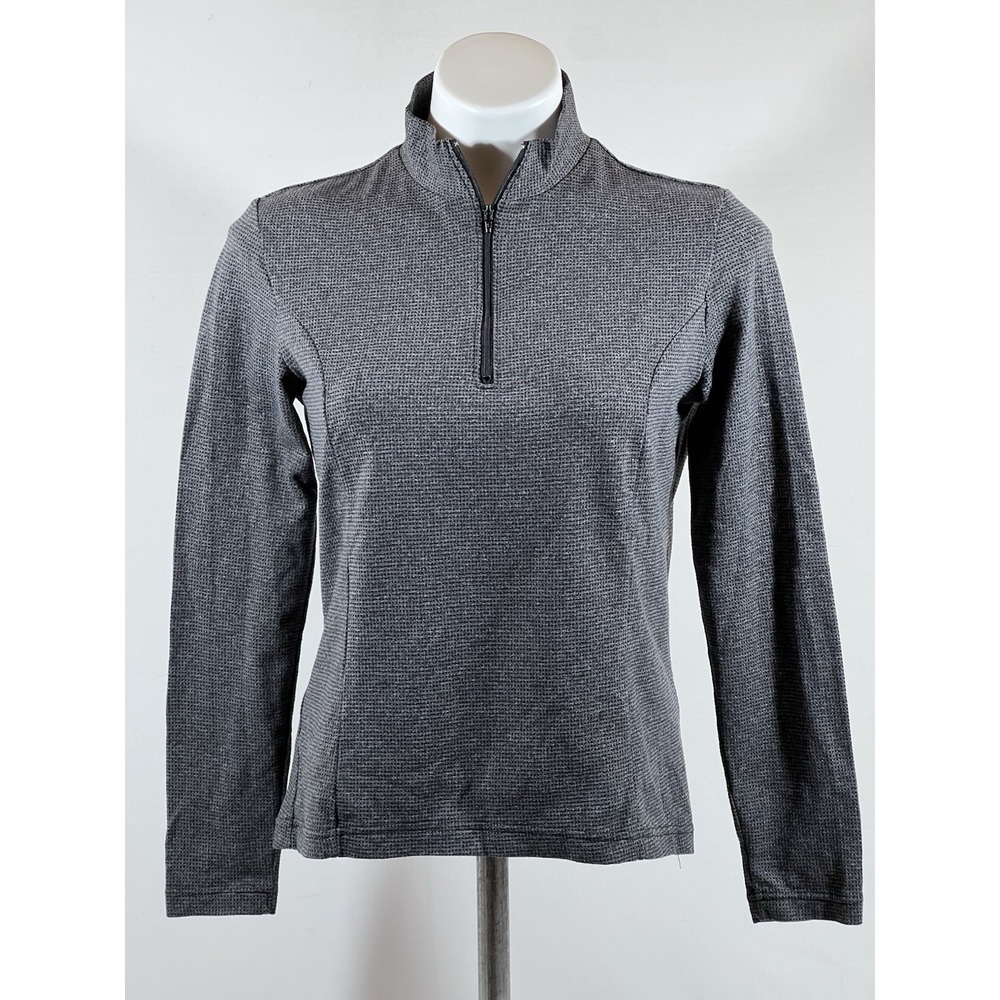 REI Cycling Jersey Womens Medium Gray Long Sleeve Gorpcore Athleisure Bike